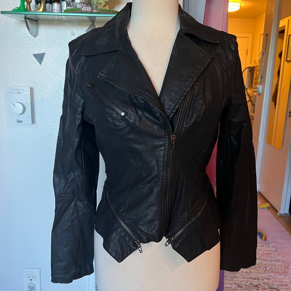 Blank NYC Vegan Leather Jacket M